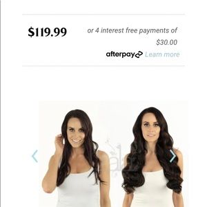 New in box Zala Hair Extensions.  20 Inches In Color Dark Choc Brown